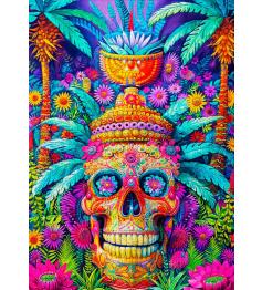 Puzzle Enjoy Crâne de la jungle de 1000 pièces