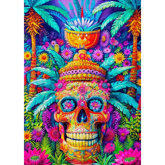 Puzzle Enjoy Crâne de la jungle de 1000 pièces
