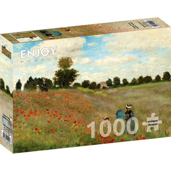 Puzzle Enjoy du champ de coquelicots 1000 pièces