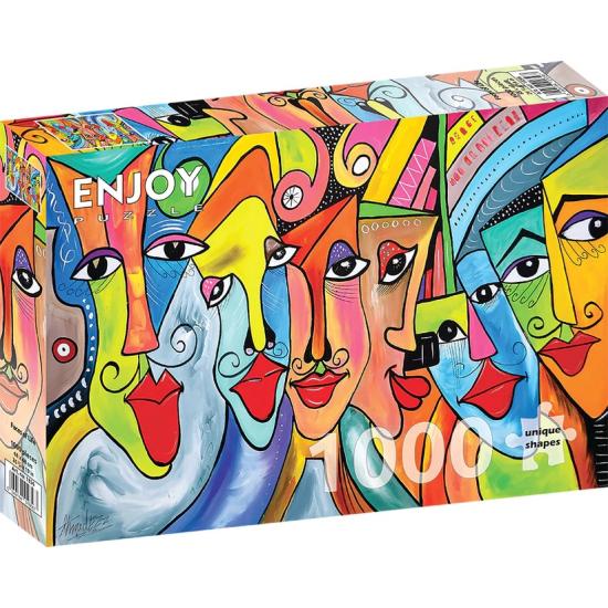 Puzzle Enjoy Faces of Life 1000 pièces