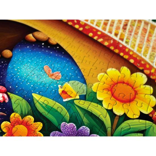 Puzzle Enjoy Maison De Couleurs 1000 pièces