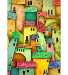 Puzzle Enjoy des maisons heureuses 1000 pièces