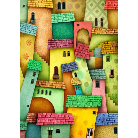 Puzzle Enjoy des maisons heureuses 1000 pièces