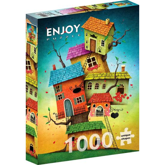 Puzzle Enjoy Maisons de Conte de Fées de 1000 Pieces Puzzle Enjoy Maisons de Conte de Fées de 1000 Pieces