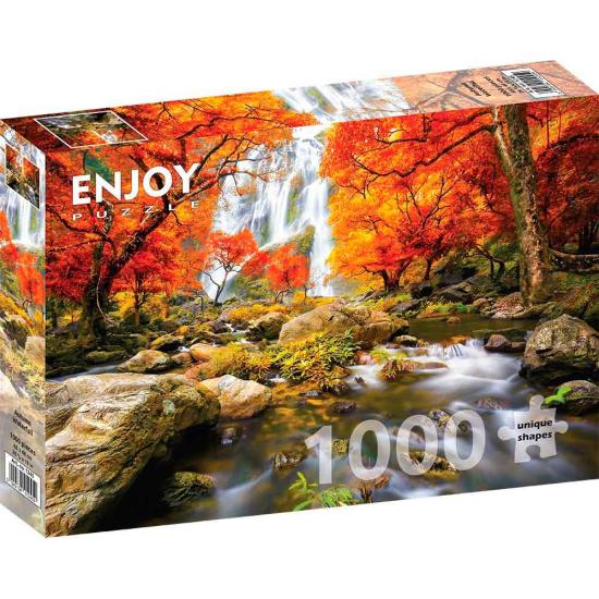 Puzzle Enjoy de la cascade d'automne 1000 pièces