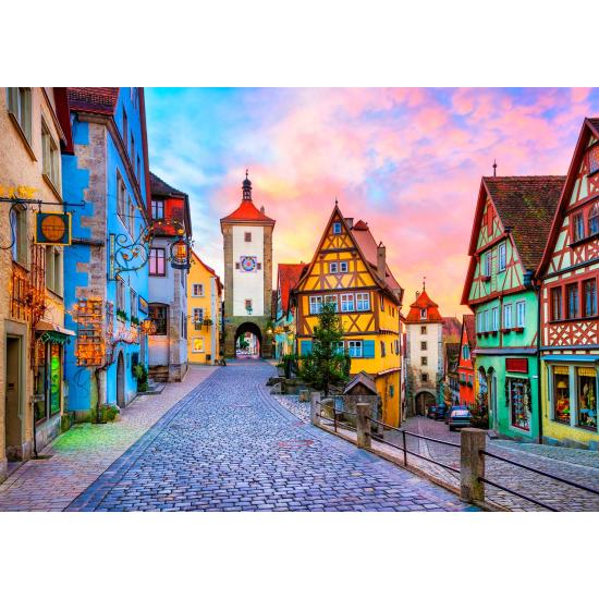 Acheter Puzzle Enjoy Vieille ville de Rothenburg Allemagne de 1000 pièces -  Enjoy-2070