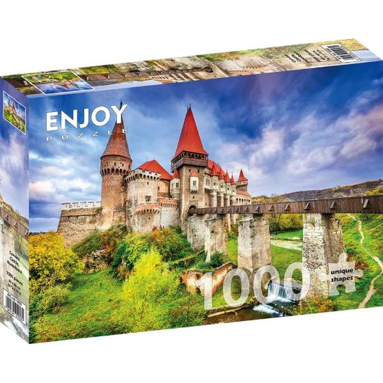 Puzzle Enjoy Château de Corvin à Hunedoara, Roumanie de 1000 P