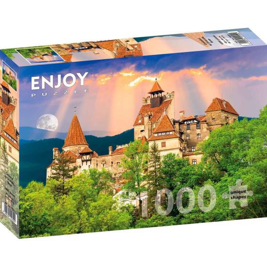 Puzzle Enjoy du château de Dracula à Bran, Roumanie 1000 pièc
