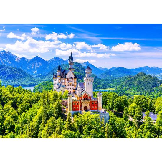Puzzle Enjoy du château de Neuschwanstein en été 1000 pièces