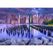 Puzzle Enjoy Cloudy Sky over Manhattan, New York of 1000