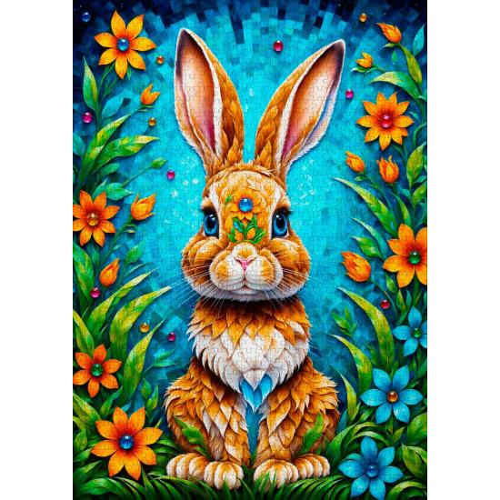 Puzzle Enjoy Lapin De Jardin 1000 pièces Puzzle Enjoy Lapin De Jardin 1000 pièces