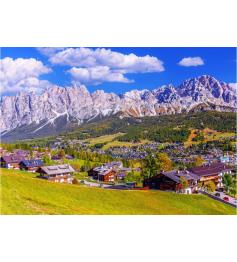 Puzzle Enjoy Cortina D'Ampezzo, Italie 1000 pièces