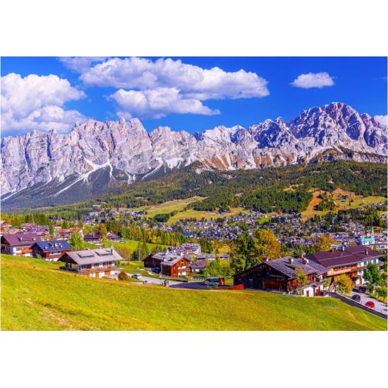 Puzzle Enjoy Cortina D'Ampezzo, Italie 1000 pièces