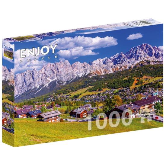 Puzzle Enjoy Cortina D'Ampezzo, Italie 1000 pièces