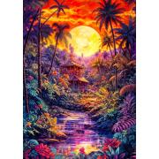 Puzzle Enjoy Crépuscule De La Jungle 1000 pièces
