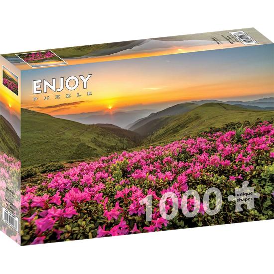 Puzzle Enjoy Crépuscule Rose de 1000 pièces