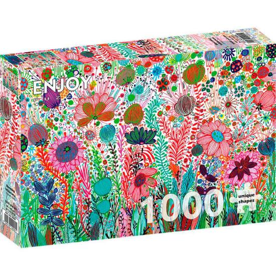 Puzzle Enjoy Sauvage En Fleurs 1000 pièces