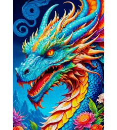 Puzzle Enjoy Dragon Bleu 1000 pièces