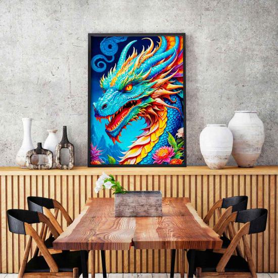 Puzzle Enjoy Dragon Bleu 1000 pièces