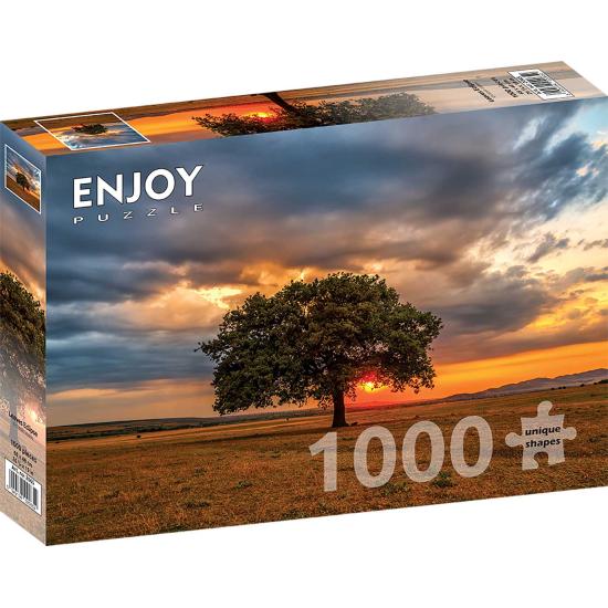 Puzzle Enjoy Feuilles Éclipse de 1000 pièces