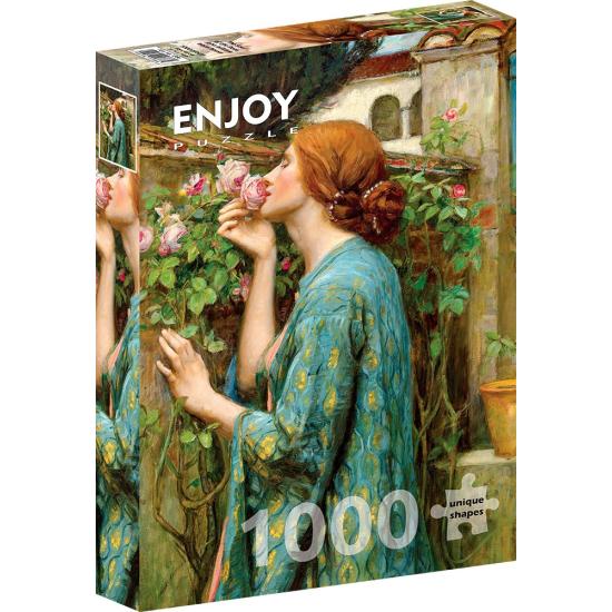 Puzzle Enjoy de l'âme de la rose 1000 pièces