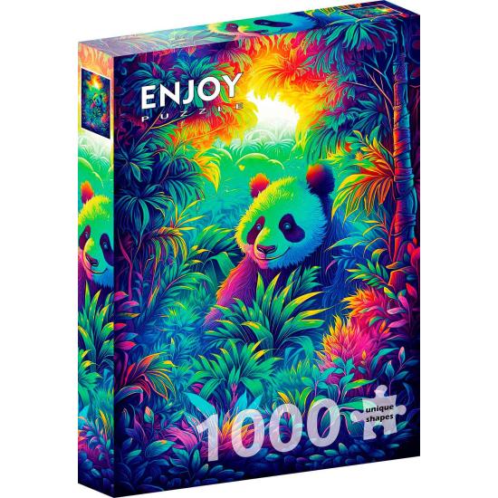 Puzzle Enjoy Coin des Pandas de 1000 pièces