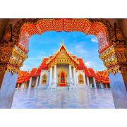 Puzzle Enjoy Le Temple De Marbre, Bangkok 1000 pièces