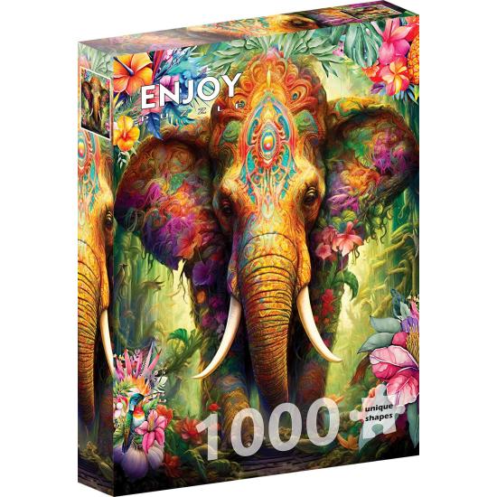 Puzzle Enjoy Éléphant Céleste de 1000 pièces