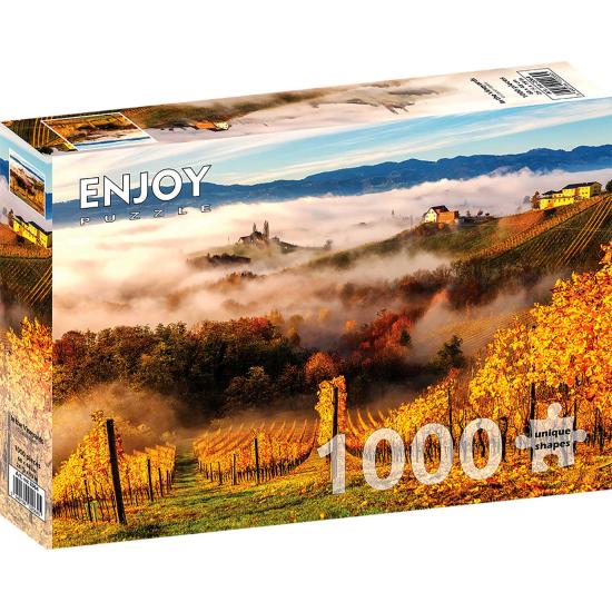 Puzzle Enjoy Dans les Vignes de 1000 pièces
