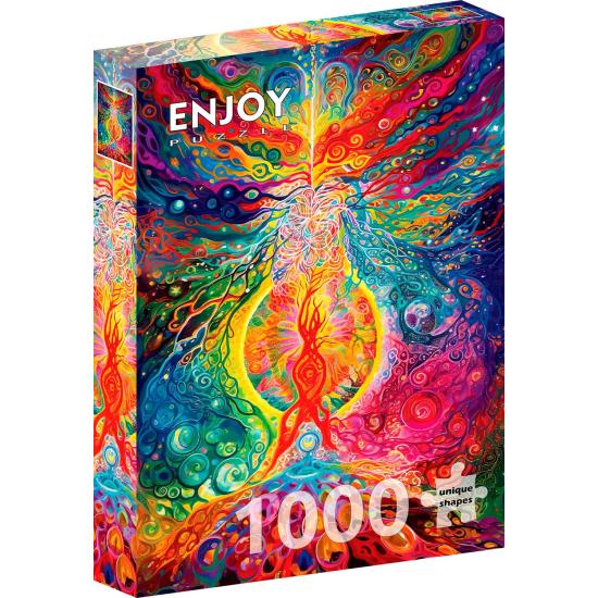 Puzzle Enjoy Épicentre Arc-En-Ciel de 1000 pièces