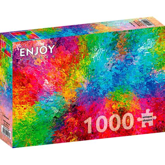 Puzzle Enjoy Teinte Eclatée de 1000 Pieces Puzzle Enjoy Teinte Eclatée de 1000 Pieces