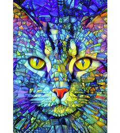 Puzzle Enjoy Fiona, La Chatte En Vitrail 1000 pièces