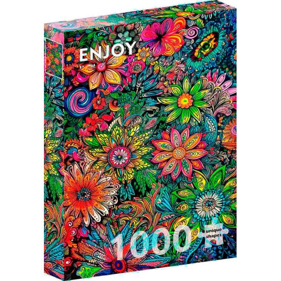 Puzzle Enjoy Flower Power de 1000 pièces Puzzle Enjoy Flower Power de 1000 pièces