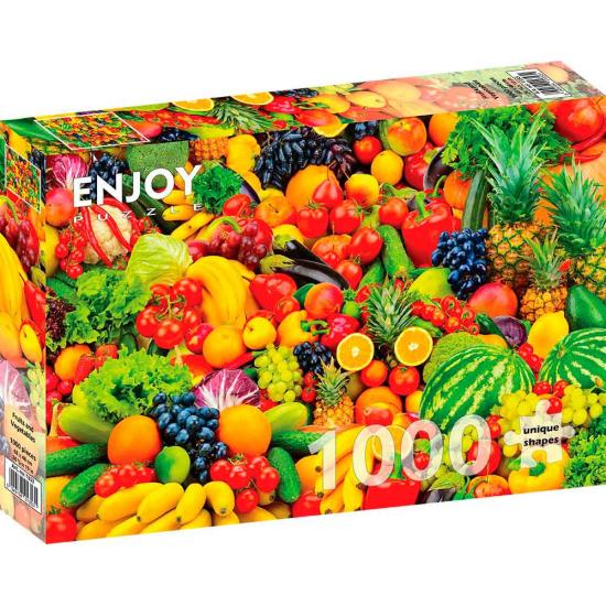 Puzzle Enjoy Fruits and Vegetables 1000 pièces