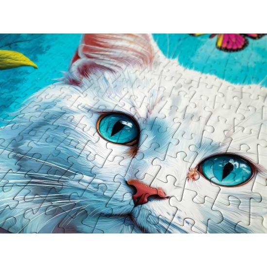 Puzzle Enjoy Chat Blanc 1000 pièces Puzzle Enjoy Chat Blanc 1000 pièces