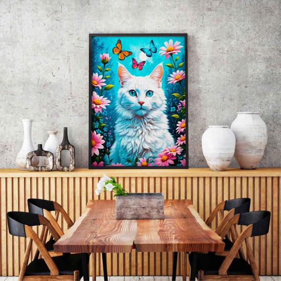 Puzzle Enjoy Chat Blanc 1000 pièces Puzzle Enjoy Chat Blanc 1000 pièces