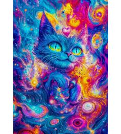 Puzzle Enjoy Chat Cosmique 1000 pièces