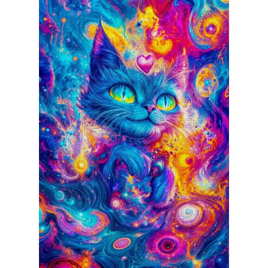Puzzle Enjoy Chat Cosmique 1000 pièces