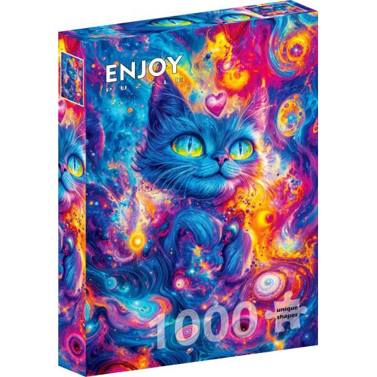 Puzzle Enjoy Chat Cosmique 1000 pièces