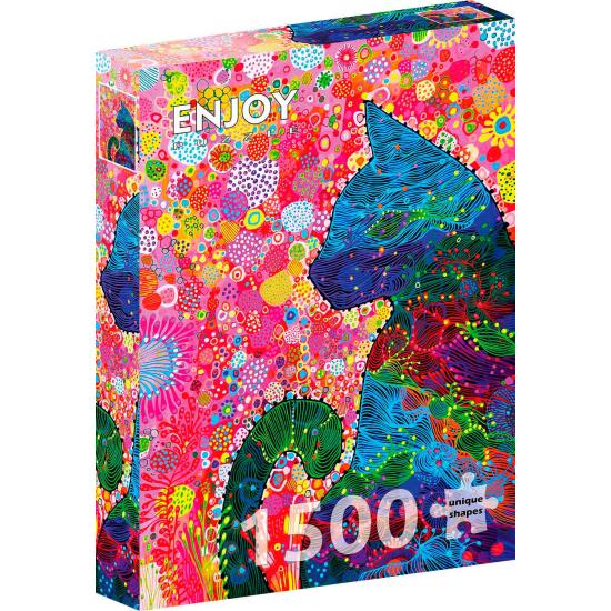 Puzzle Enjoy Chat Errant de 1500 pièces Puzzle Enjoy Chat Errant de 1500 pièces