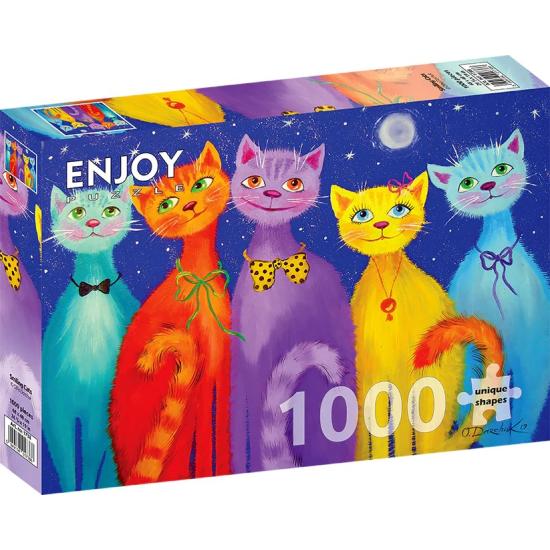 Puzzle Enjoy des chats souriants 1000 pièces Puzzle Enjoy des chats souriants 1000 pièces