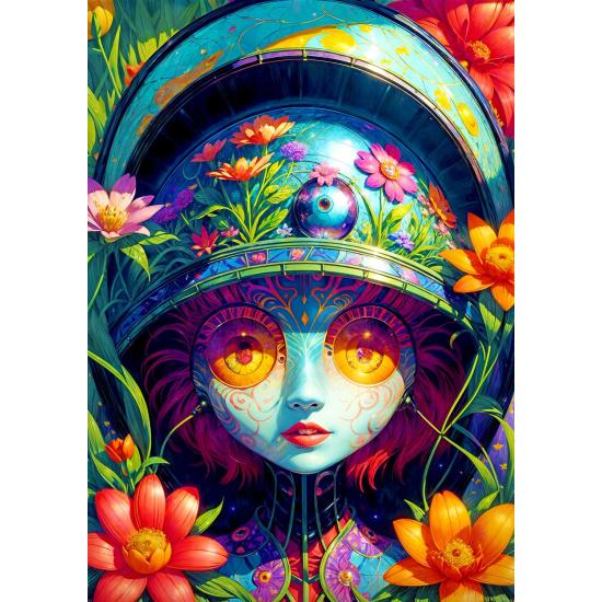 Puzzle Enjoy Guerrier Floral 1000 pièces Puzzle Enjoy Guerrier Floral 1000 pièces