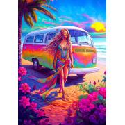 Puzzle Enjoy Hippie Dans L'Âme 1000 pièces