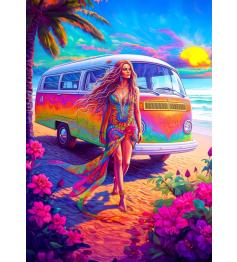 Puzzle Enjoy Hippie Dans L'Âme 1000 pièces