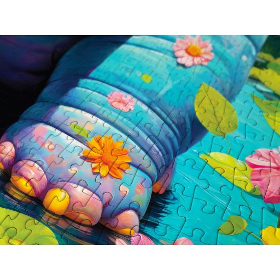 Puzzle Enjoy Hippopotame Ensoleillé 1000 pièces