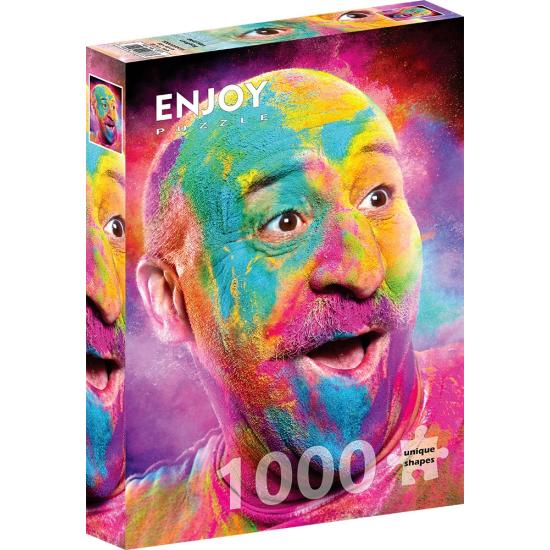 Puzzle Enjoy de rire homme chauve 1000 pièces