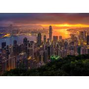 Enjoy de Hong Kong au lever du soleil Puzzle 1000 pièces