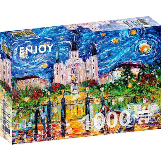 Puzzle Enjoy de Jackson Square, Nouvelle-Orléans 1000 pièces