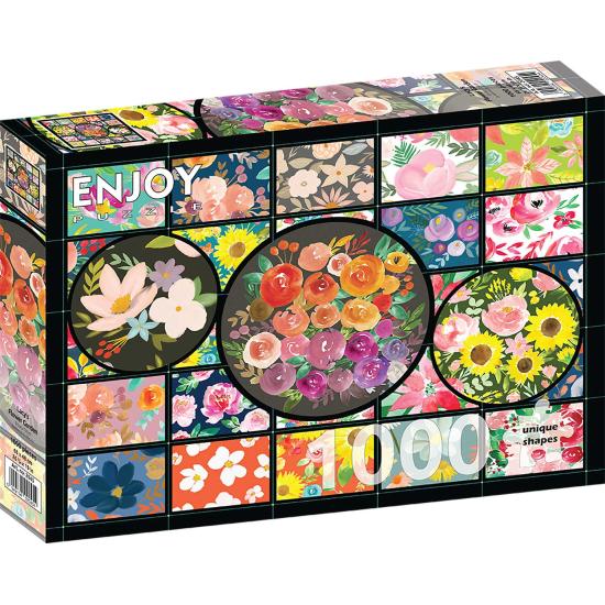 Puzzle Enjoy Jardin Fleuri de Lacy de 1000 pièces