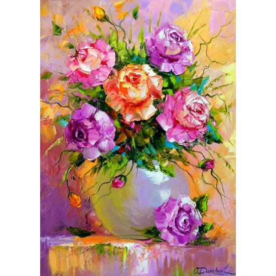 Puzzle Enjoy Vase avec Roses 1000 pièces Puzzle Enjoy Vase avec Roses 1000 pièces